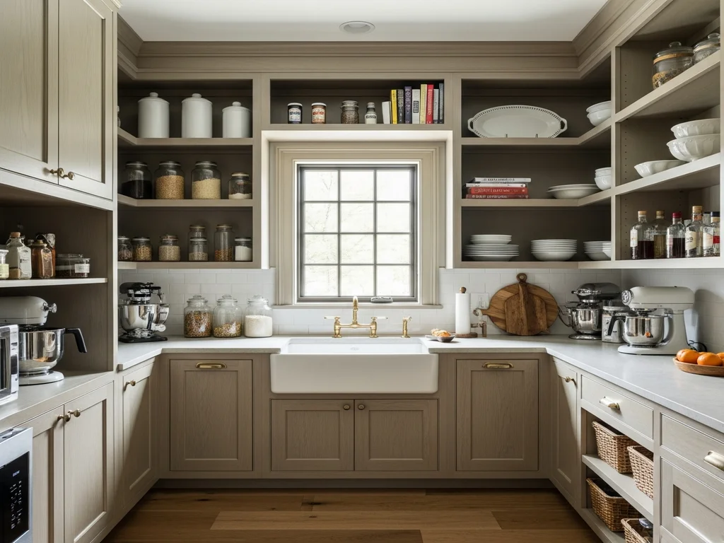 Boise Scullery & Working Pantry — representative custom cabinetry by Alderwood Cabinets