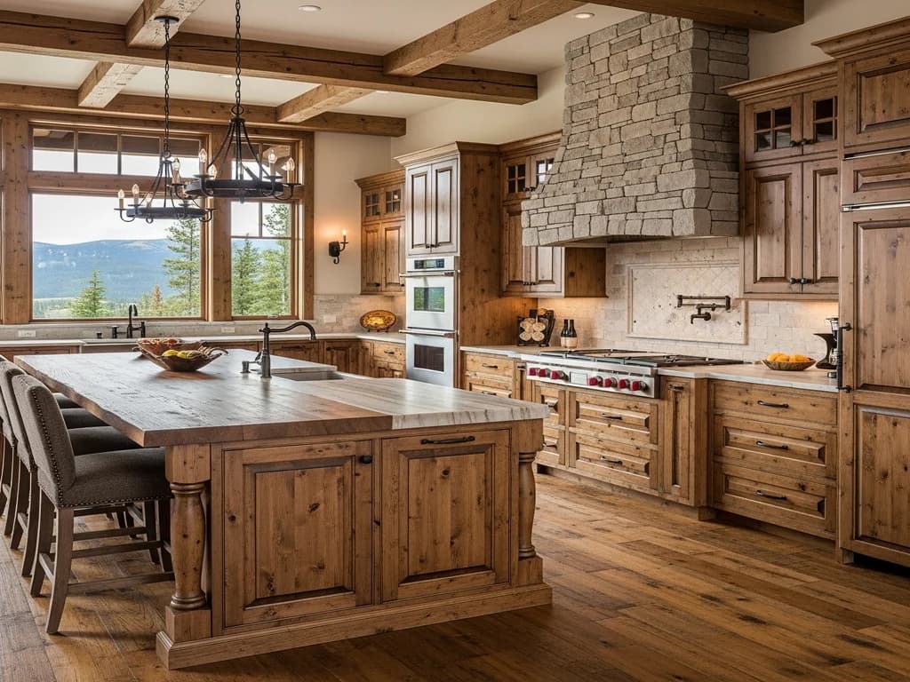 Foothills Kitchen in Knotty Alder — representative custom cabinetry by Alderwood Cabinets