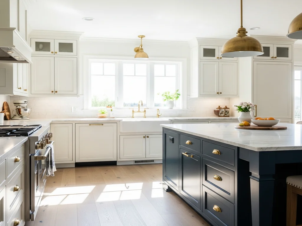 Painted Inset Family Kitchen — representative custom cabinetry by Alderwood Cabinets