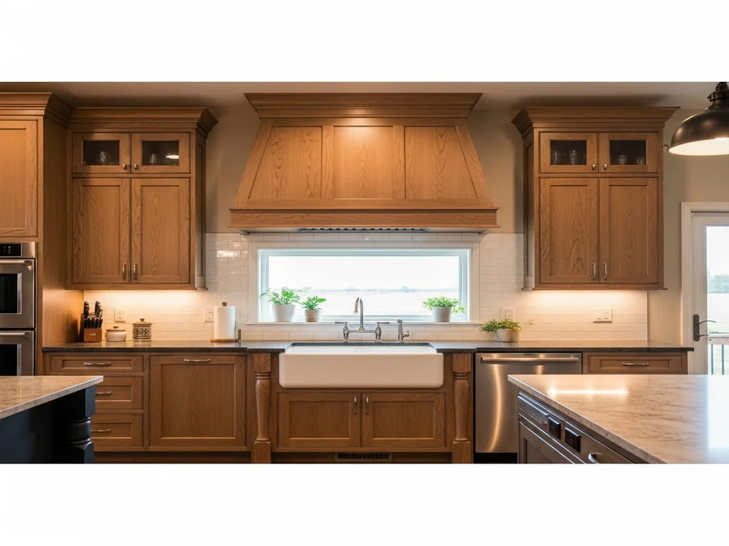 Star Modern Farmhouse Kitchen — representative custom cabinetry by Alderwood Cabinets