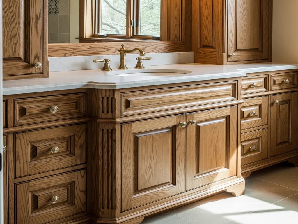 Bathroom Vanities designed, built and installed by Alderwood Cabinets in the Treasure Valley, Idaho