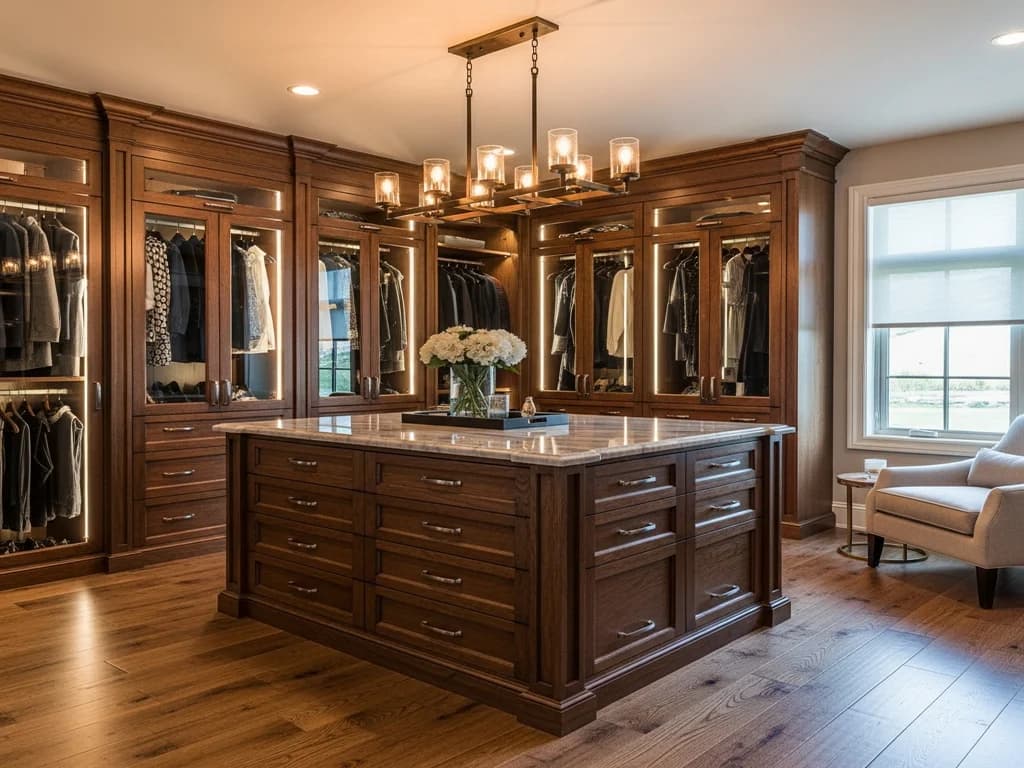 Closets & Storage designed, built and installed by Alderwood Cabinets in the Treasure Valley, Idaho