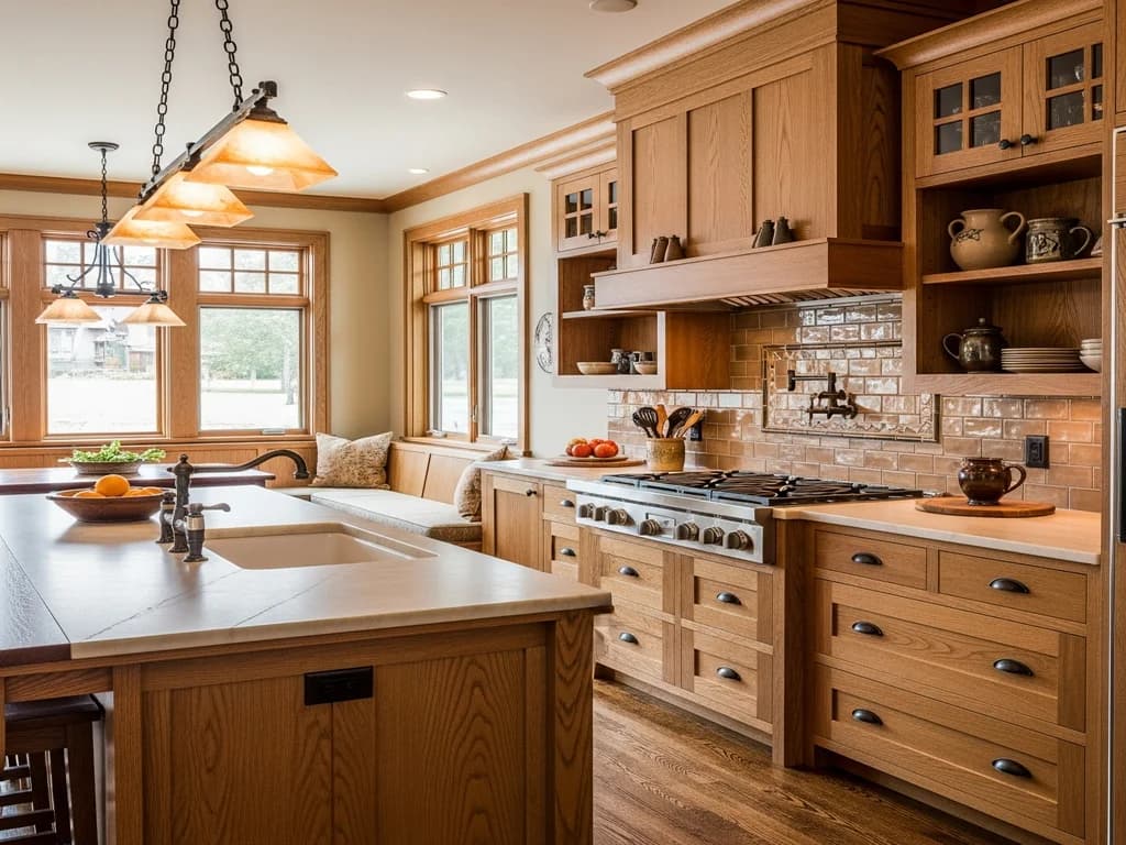Craftsman Kitchen Cabinets designed, built and installed by Alderwood Cabinets in the Treasure Valley, Idaho