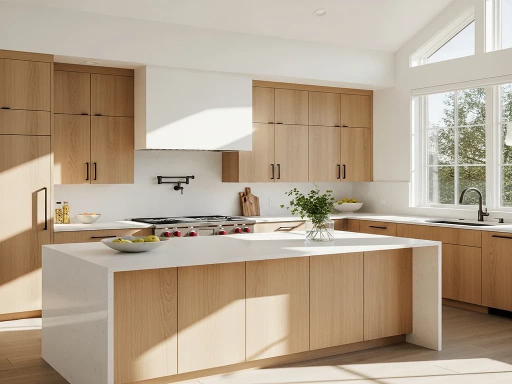 Modern Kitchen Cabinets designed, built and installed by Alderwood Cabinets in the Treasure Valley, Idaho