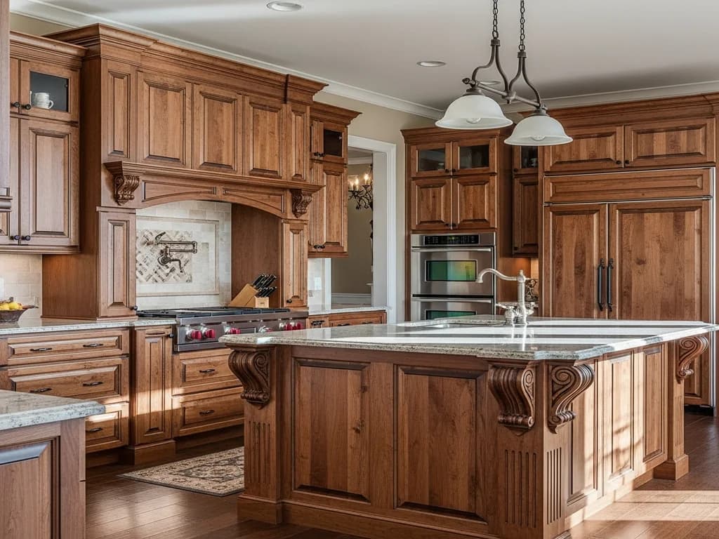 Traditional Kitchen Cabinets designed, built and installed by Alderwood Cabinets in the Treasure Valley, Idaho